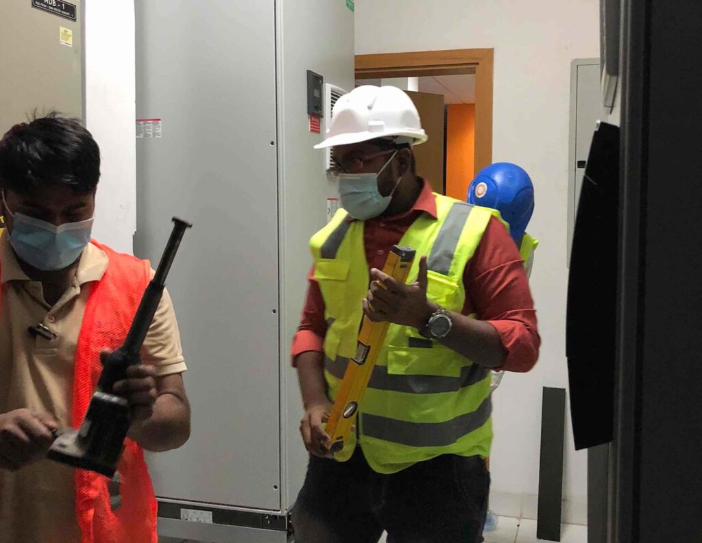 DCX Power Team Capacitor Bank Installation