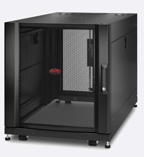 APC NetShelter SX, Server Rack Enclosure, 12U, Black, 658H X 600W