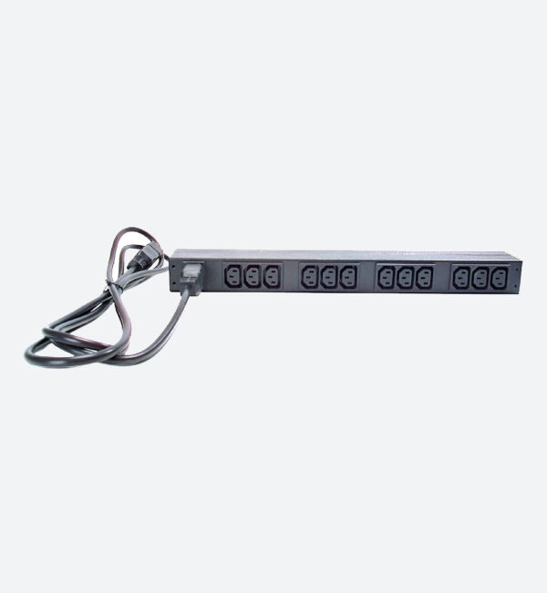 APC Rack PDU, Basic, 1U, 16A, 208/230V, (12)C13 / (8)C13